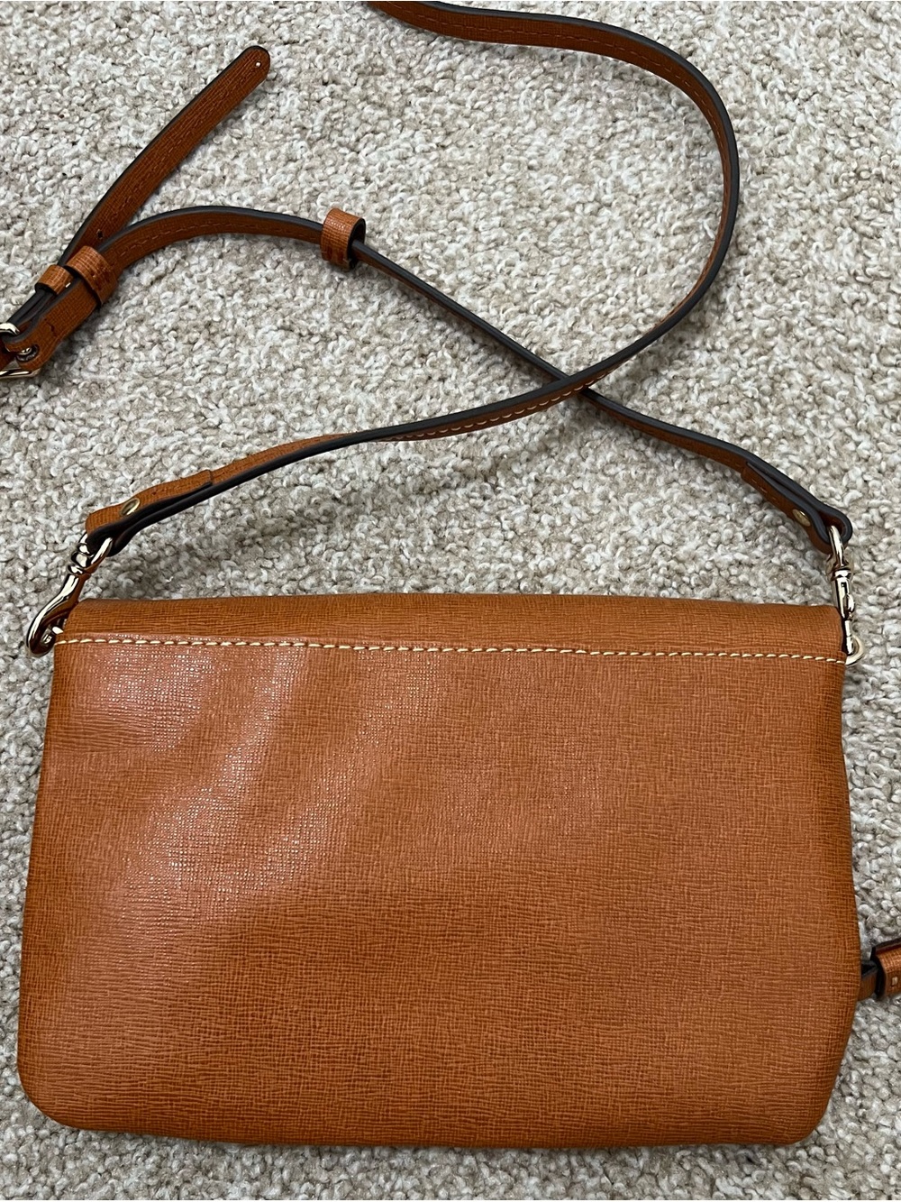 Dooney & Bourke Leather Crossbody Purse - Picture 6 of 9
